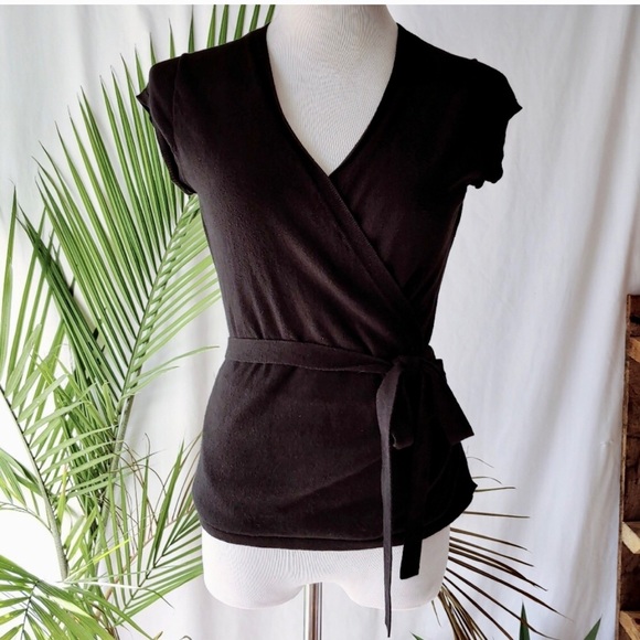 J. Crew Short Sleeve Wrap Sweater - Picture 3 of 7